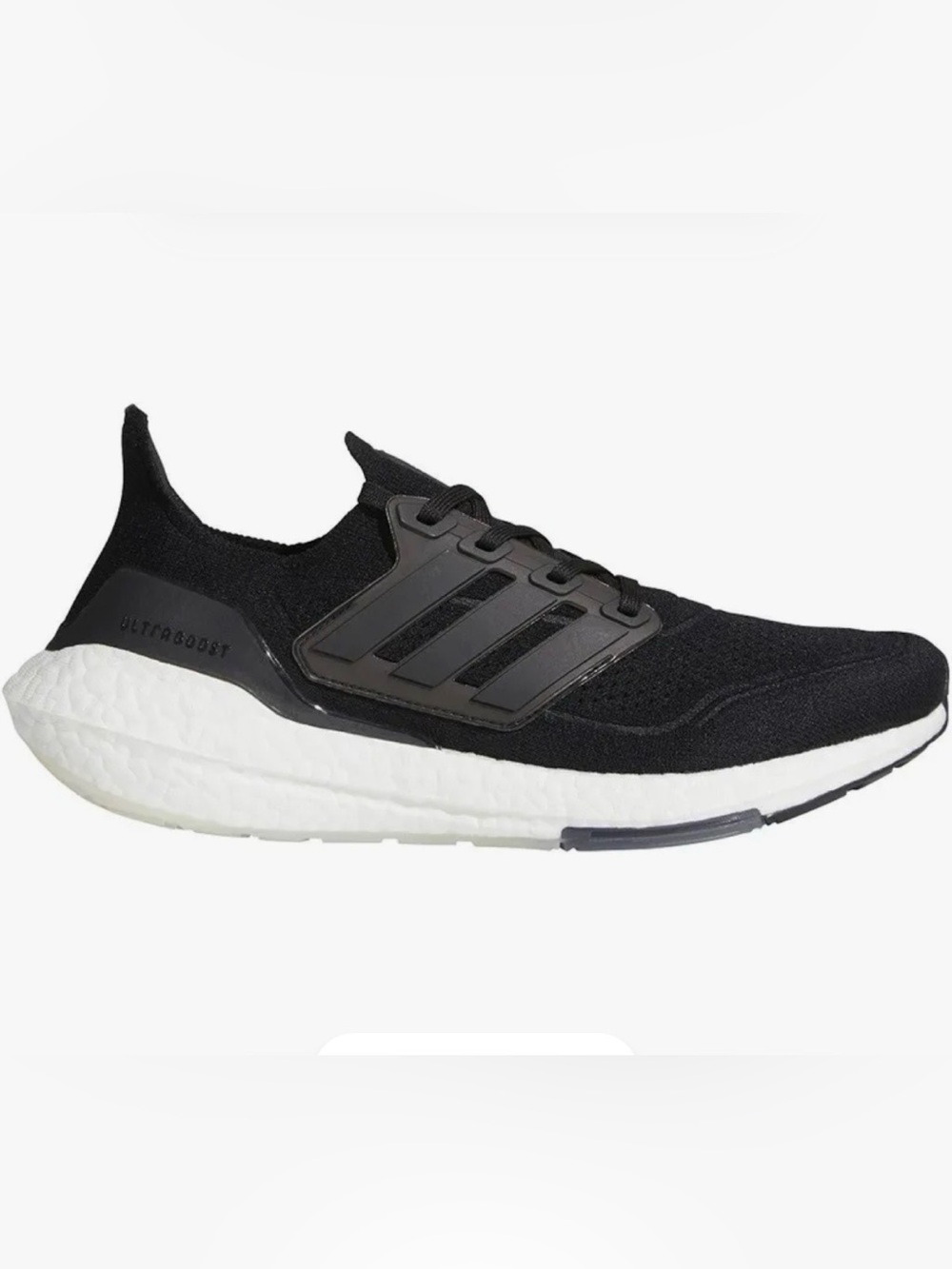 ADIDAS ULTRABOOST 21 (FY0378) BLACK and White mens size 10.5